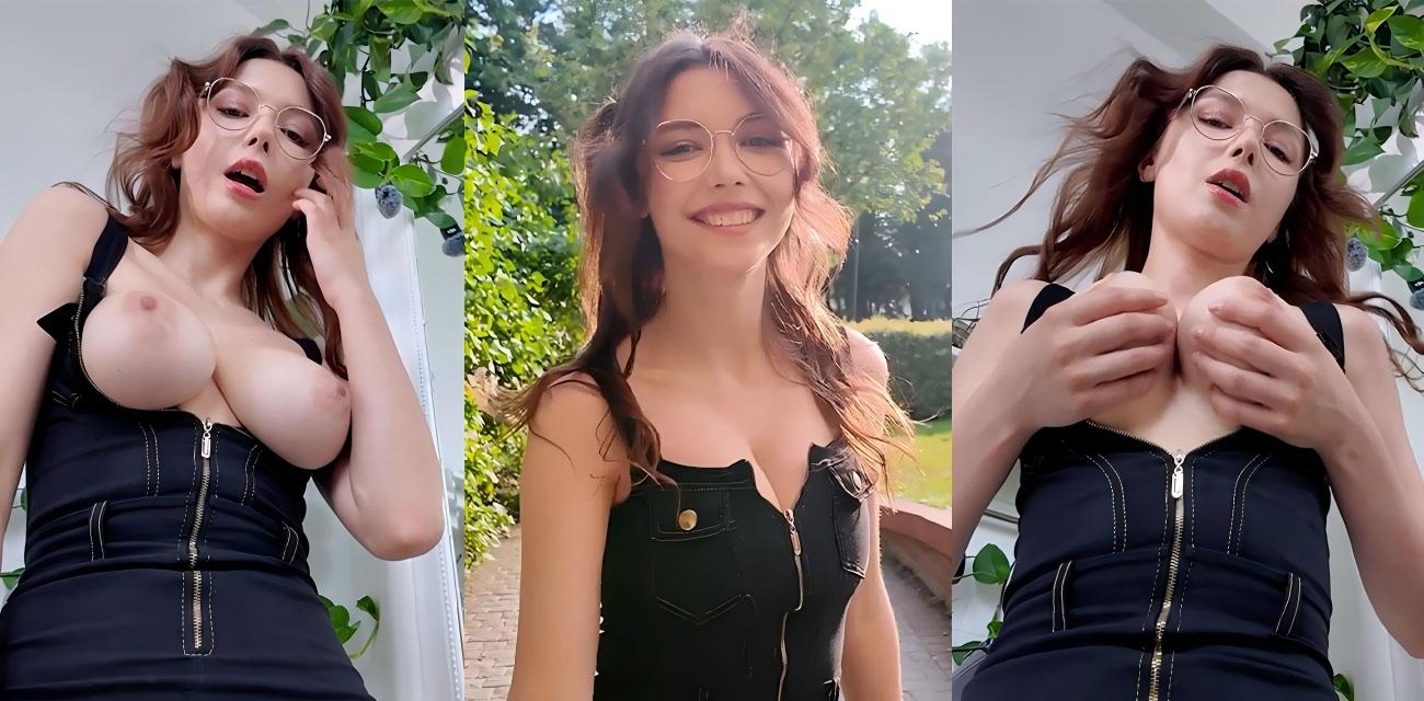 乌克兰气质嫩模【MilaAzul】自慰福利，超美颜值骚气十足捏奶逗穴反差拉满，眼镜穿搭尽显浪荡本性